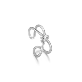Ania Haie Forget me Knot X-Ring van Zilver