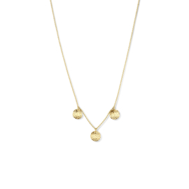 14K Geelgouden Collier met Rondjes 42-45 cm