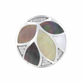 MY iMenso Sea Leafs Yellow & Olive Shell Mosaic 33mm Insignia