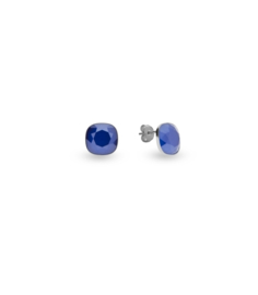 Oorbellen van Spark Jewelry met Royal Blue Glaskristal