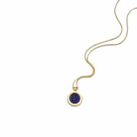 Gouden Medaillon met Blue Sand Insignia en Ketting van MY iMenso Gold