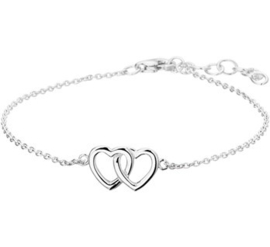 Dubbel Hart Fantasie Armband voor Dames