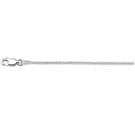 Zilveren Anker Collier Rond 1,4 mm | Lengte 50cm