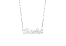 Names4ever Zilveren Carolin Naamketting