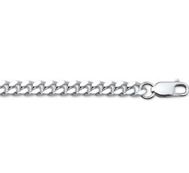 Geslepen Gourmet 4,8 mm Schakelketting voor Heren | Lengte 60 cm