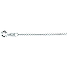 Zilveren Anker Collier Rond 1,2 mm | Lengte 42cm