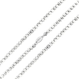 Witte Facetgeslepen Kralen Rek Armband van MY iMenso