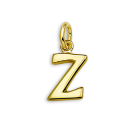 Gouden Letter Bedel Hanger – Z