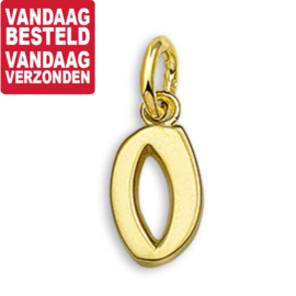 Gouden Letter Bedel Hanger – O | SALE