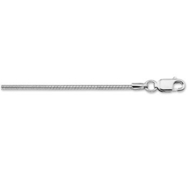 Zilveren Collier Slang Rond 1,6 mm / Lengte 60cm