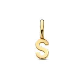 14K Geelgouden Hanger met Letter S