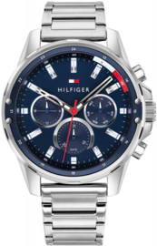 Tommy Hilfiger Zilverkleurig Mason Horloge voor Heren