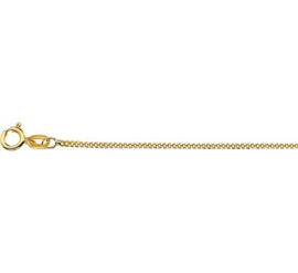 9 Krt. Collier Gourmet Schakels 1,2 mm / 45cm