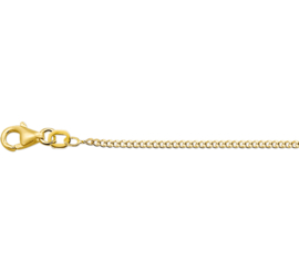 Stevig Gouden Gourmet Collier | Dikte: 1,4mm Lengte: 40cm