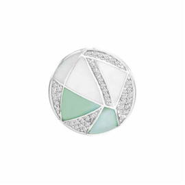 MY iMenso Triangle Mosaic Green Zirkonia Shell 24mm insignia