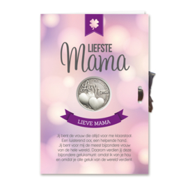 Geluksmunt Cadeaukaart - Liefste mama