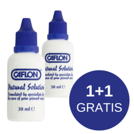 Oorgaatjes ontsmetten met Caflon lotion ear care 30 ml 1+1 GRATIS