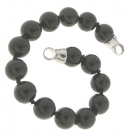 Parel-armband Onyx Parels 27-0511