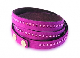 Luxueuze Fuchsia Armband van Spark Jewelry