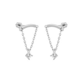 Karma Jewelry | Zilveren Piercing Double Chain