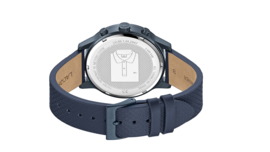 Lacoste Donkerblauw Heren Horloge met Lederen Horlogeband