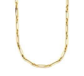 Gouden Collier Anker 5,0 mm 42 cm