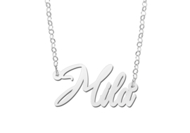 Naamketting Mila van Zilver | Names4ever