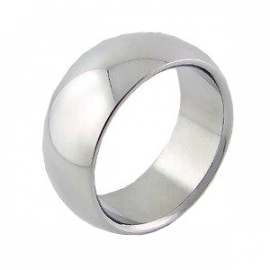 Zilverkleurige ring / Graveren mogelijk IB6204