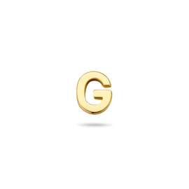 14K Gouden Oorknop Letter G
