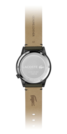 Lacoste Zwart Motion Heren Horloge met Bruine Horlogeband