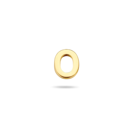 14K Gouden Oorknop Letter O