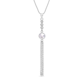 Spark Ballena Ketting met Kleurloze Glaskristal