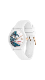 Lacoste Witte Siliconen Dames Horloge met Witte Horlogeband