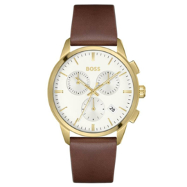 BOSS DAPPER Bruin Lederen Herenhorloge HB1513926