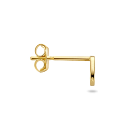 14K Gouden Oorknop Letter C