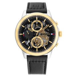 Tommy Hilfiger Horloge HENRY - Leer TH1710474