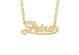 Names4ever Petra Stijl Gouden Naamketting