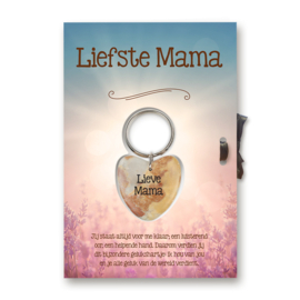 Gelukshart Cadeaukaart - Liefste Mama