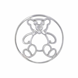 Zilveren Toy Bear 33mm Insignia van MY iMenso