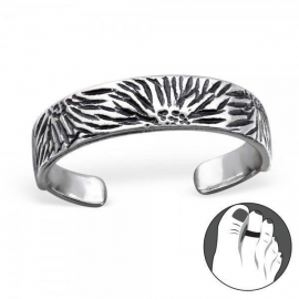 Fantasie Teenring van Zilver