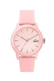 Lacoste Roze Dames Horloge met Roze Silicone Horlogeband