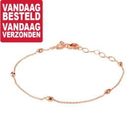 Roségoudkleurige Armband en Bolletjes Decoratie