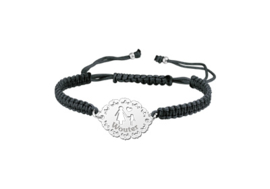 Zilveren Moeder-Zoon Shamballa Armband | Names4ever