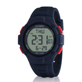 Olympic OL45HKR020 Digital Kids Blw/Rood 42mm