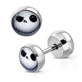 Jack Skellington Mask Imitatie Piercing van Edelstaal