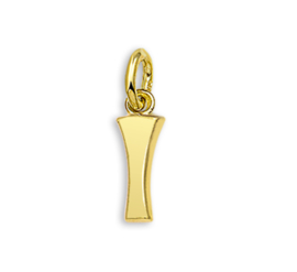 Gouden Letter Bedel Hanger – I