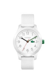 Lacoste Wit Kids Horloge met Witte Silicone Horlogeband