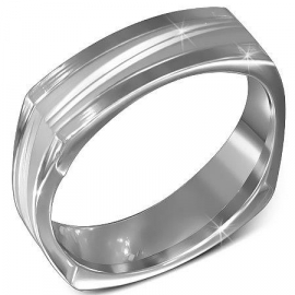 Vierkante graveer ring SKU74903