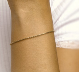 Gouden Venetiaanse Schakelarmband voor Dames