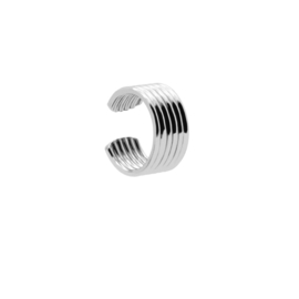 Karma Jewelry | Zilveren Earcuff Spiral Row